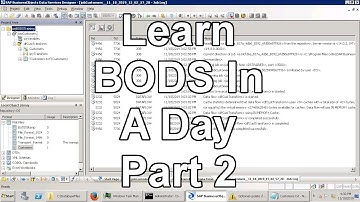 Learn BODS in a Day Part 2