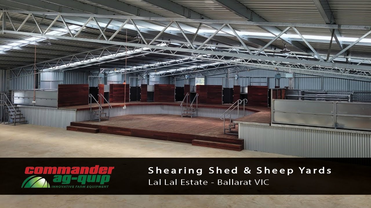 Commander AgQuip Shearing Shed and Sheepyards Ballarat, VIC YouTube