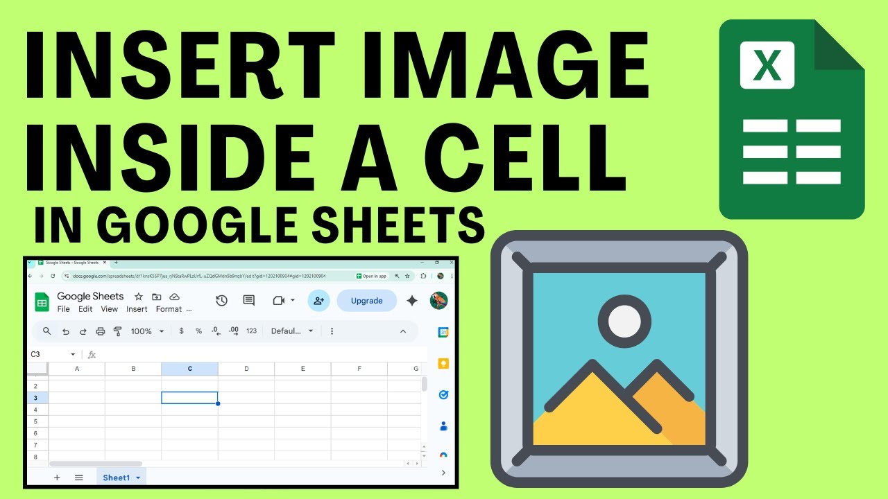 How To Insert Image Inside A Cell In Google Sheets - YouTube