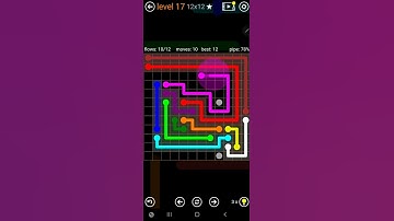 How To Solve Flow Free Jumbo Pack Level 17 12x12 Harder Board Walk Through Solution Walkthrough