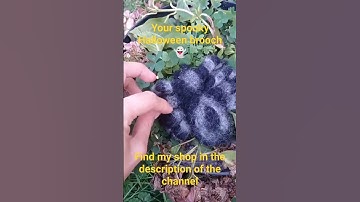 #spooky #halloween #spider #brooches #felting https://wooloveua.etsy.com