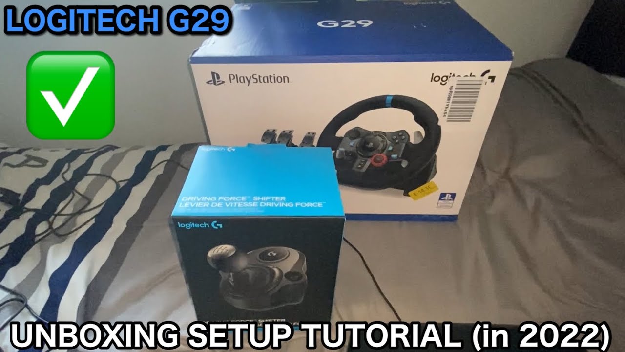 Logitech G29 + shifter (full set box), Video Gaming, Gaming