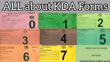 KDA Forms | Know All about KDA Forms | Form 0,Form 1,Form 2,Form 3,Form 4,Form 5,Form 6,Form 7,Lease