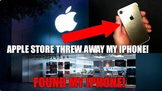 Found MY iPhone 7 Apple Store Dumpster Diving After Trading It In!