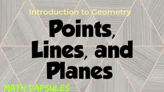 Introduction to Geometry | Points, Lines, and Planes