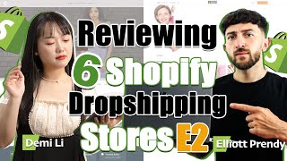Reviewing 6 Shopify Dropshipping Store | Tips on How to Optimize Your Online Store Ep.02 screenshot 2