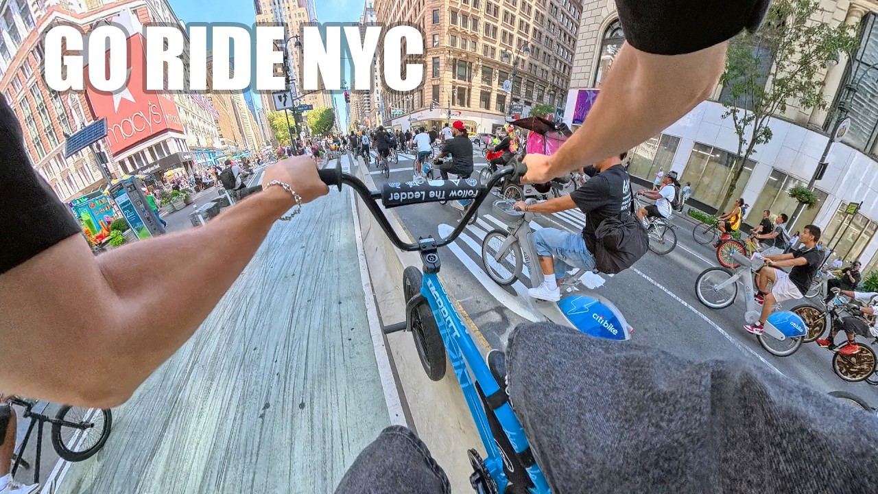 The Most Insane NYC Bike Ride (GO Ride Pt.1)