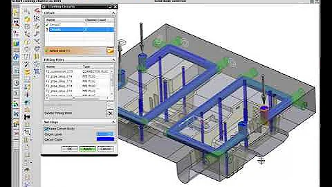 UG NX Mold Wizard Cooling Circuits