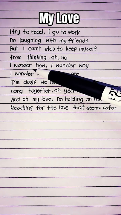 Westlife - My Love Lyrics #subscribe  #westlife #mylove #lyrics
