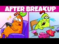AFTER BREAKUP: Girls VS Boys || Funny Relationship Struggles by Pear Couple