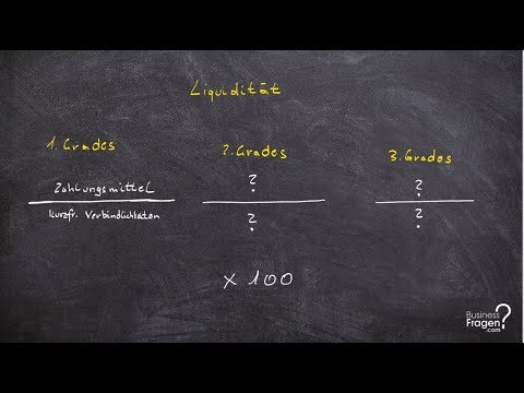 Wideo: Czy sagt die Liquidität 1 Grades aus?