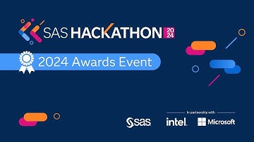 SAS Hackathon 2024 Awards Ceremony