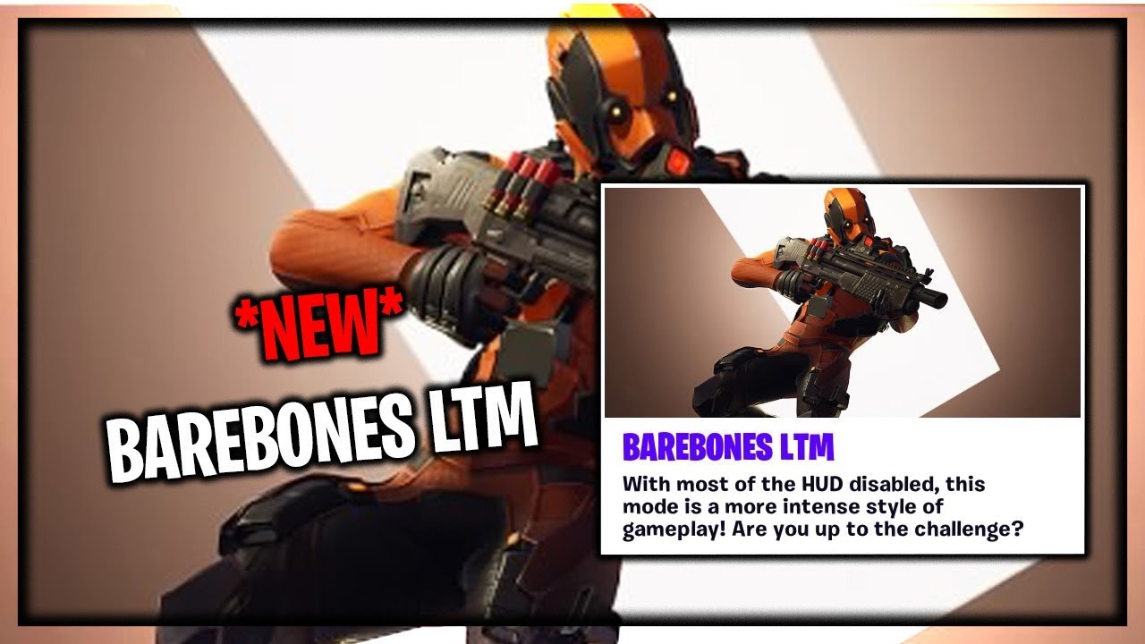 new barebones fortnite ltm gameplay new insane fortnite ltm - barebones fortnite