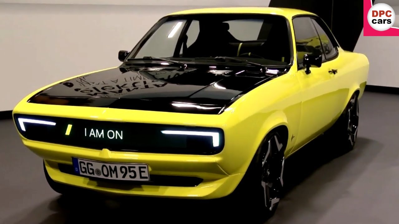 Opel Manta GSe ElektroMOD: un coupé clásico reinventado como coche eléctrico