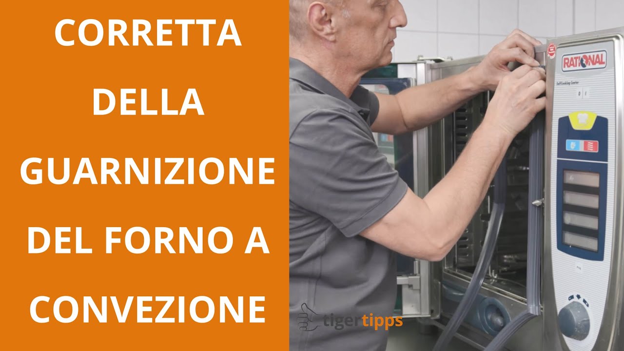 Con sottotitolo: Corretta sostituzione della guarnizione del forno a  convezione 