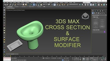 3ds max cross section &surface modifier tutorial in tamil || SMT