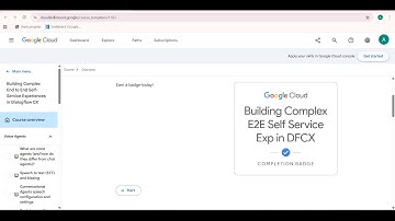 Building Complex End to End Self-Service Experiences in Dialogflow CX || Lab Free Course Solution