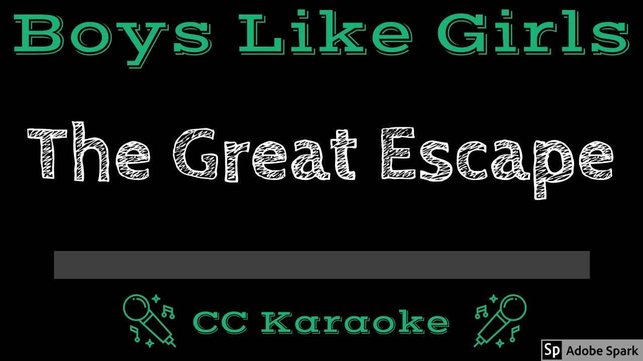 Boys Like Girls The Great Escape Cc Karaoke Instrumental Lyrics Youtube