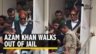 SP Leader Azam Khan Walks Out of Jail Day After Getting Interim Bail | The Quint
