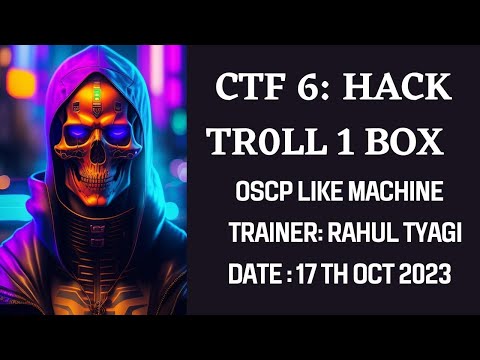 Tr0ll 1 CTF Walkthrough by Rahul Tyagi #6 | OSCP like machines