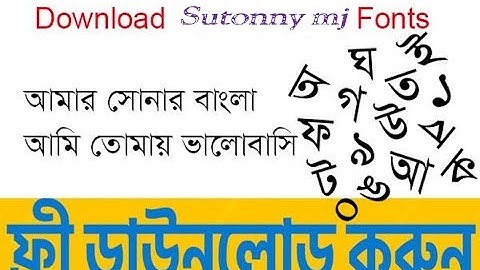 11 How to download sutonnymj font for microsoft word bangla tutorial.