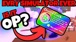 Insane Secret Hatches with Divine Luck Gamepass - Roblox Evry Simulator Ever!