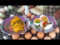 Amazing Eggs Boiled Eggs Fry Egg Ghotala Recipe | Extremely Work Skills |