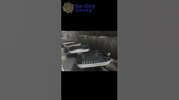 Sun Glory coating line for Non stick fry pan#nonstick #automatic #aluminum #coating