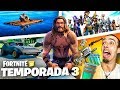 ¡REACCIONANDO A LA TEMPORADA 3 de FORTNITE 2 y subo el PASE A NIVEL 100! - Agustin51