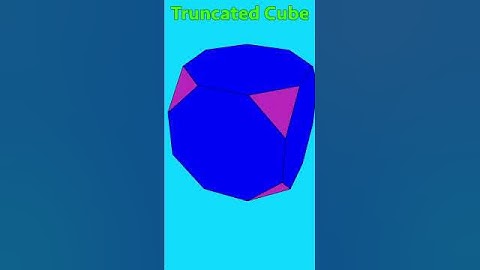 Truncated Cube #shorts