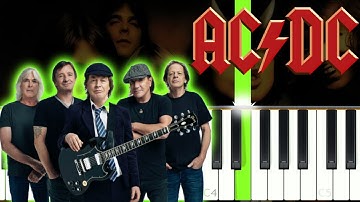 AC/DC - Thunderstruck - Piano Tutorial