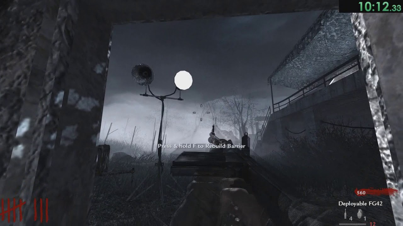WAW - Nacht Der Untoten - Rounds 1-70 (70 Speedrun WR)