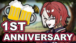 【1st Anniversary】 Yapping, Year Recap + Drunk Cuphead
