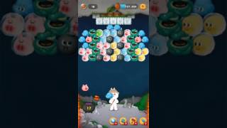 Line bubble game 2 level 694라인버블 레벨 694 LINE バブル２stage 694 screenshot 2
