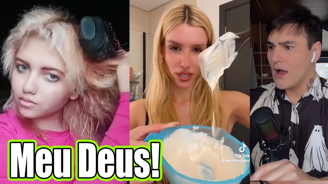 LOIRO PERFEITO COM TINTA vs LOIRO CREMADO COM CORTE QUÍMICO E ESCOVA CREMATÓRIA  