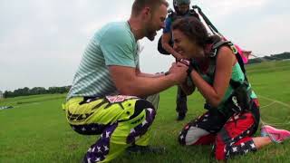 Skydive Proposal - She Said YES!