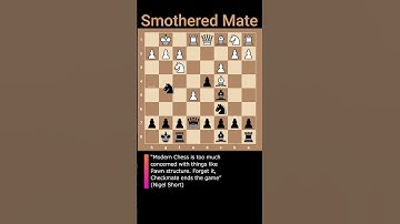 Smothered Mate by Queen Sacrifice in Italian Game