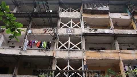 Dân thấp thỏm sống trong khu tập thể xuống cấp giữa Thủ đô