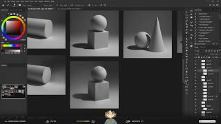 June 27, 2026 [Sketches and Little Dzi Animation] Digital Painting, Photoshop screenshot 5
