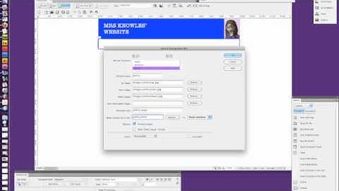 Video Tutorial 6: Create a Navigation Bar in DreamWeaver