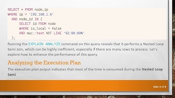 Speed Up Nested Loop Queries in PostgreSQL