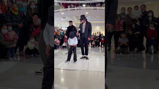 Dangerous (with child dancer) - Michael Jackson impersonator show in China #dancevideo