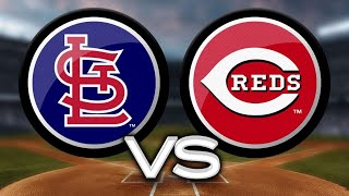 St Louis Cardinals Vs Cincinnati Reds Live Stream Play by Play