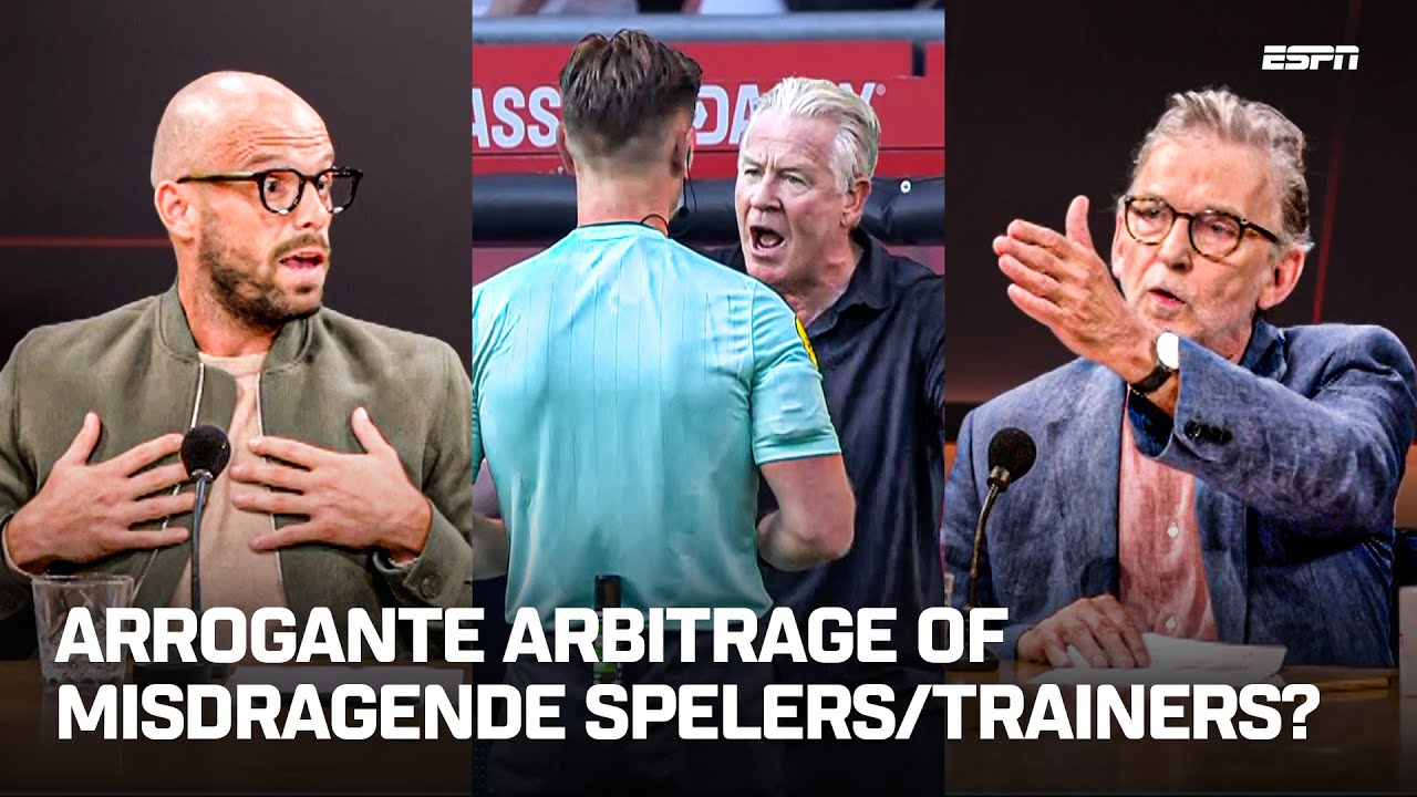 😳 FELLE DISCUSSIE: 'ARROGANTE ARBITRAGE' of 'MISDRAGENDE SPELERS en TRAINERS'?! | Voetbalpraat