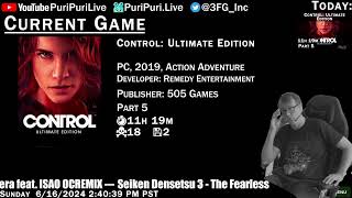 Puri Plays LIVE: Control: Ultimate Edition [Part 5] (PC,2019,Action Adventure)