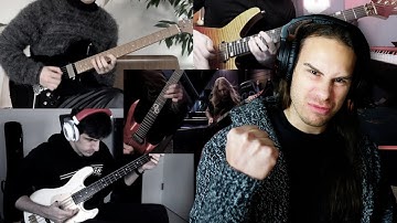 the biggest shred collab song in the world IV - reaction video @Jared Dines