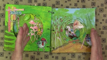 Flip Through Tunnel Book "In The Forest"