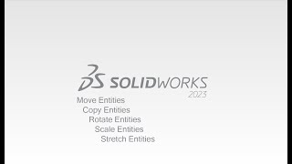 Десятий урок по SolidWorks | Функції швидкого редагування/трансформації ескізу.