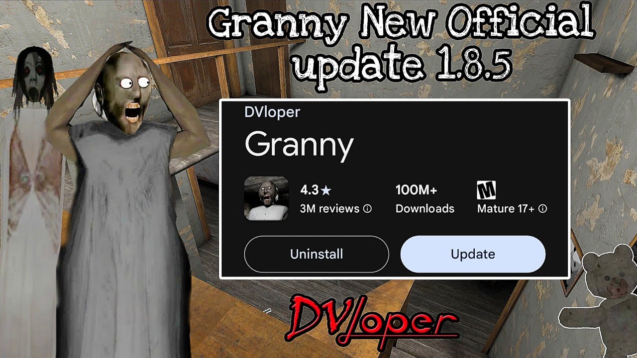 Granny New Official update 1.8.5 New 1 Glitch! (full Gameplay)