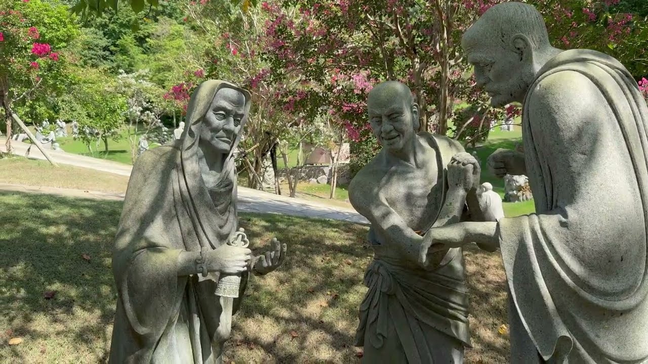 仏教美術石仏㉕ 石彫刻 念佛宗総本山 佛教之王堂 仏教美術 五百羅漢公園 散策 兵庫県